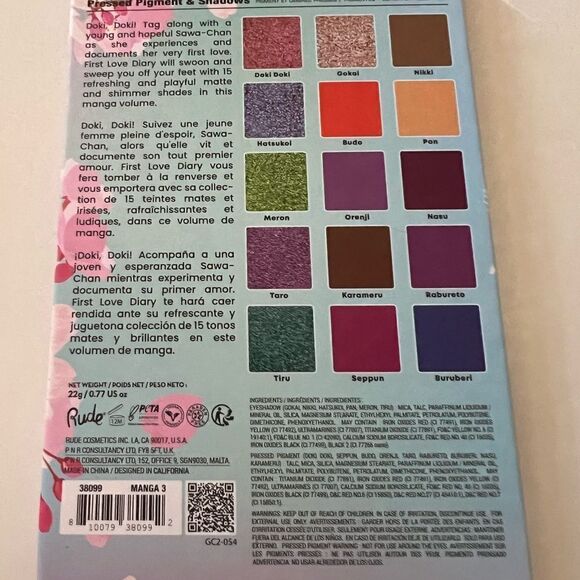 Rude Anime Pressed Pigment and Shadow Palette - Picture 11 of 11